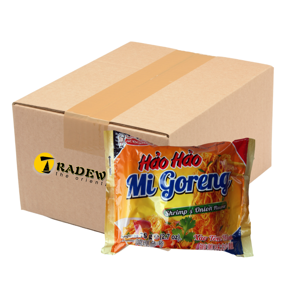 Acecook Hao Hao Instant Noodles Shrimp & Onion Flavour - 30 x 76g