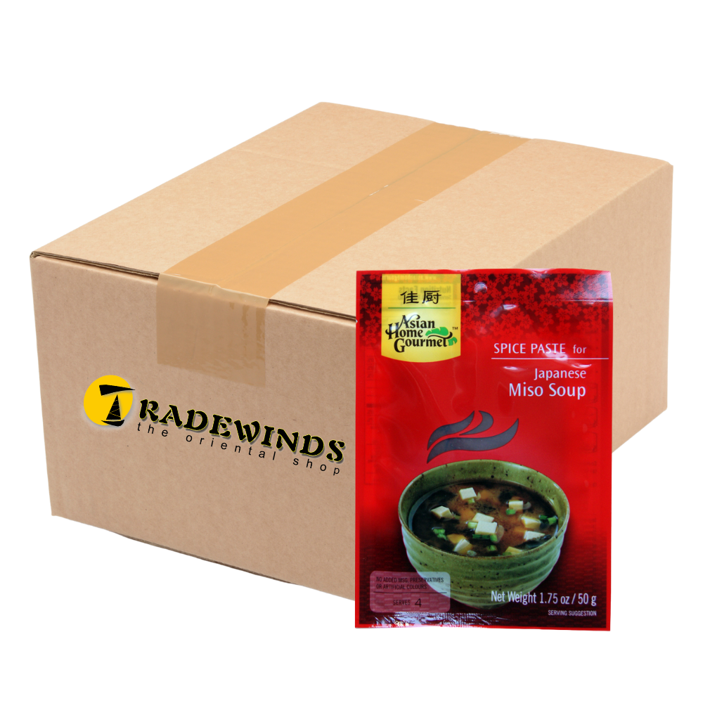 Asian Home Gourmet Japanese Miso Soup - 12 x 50g