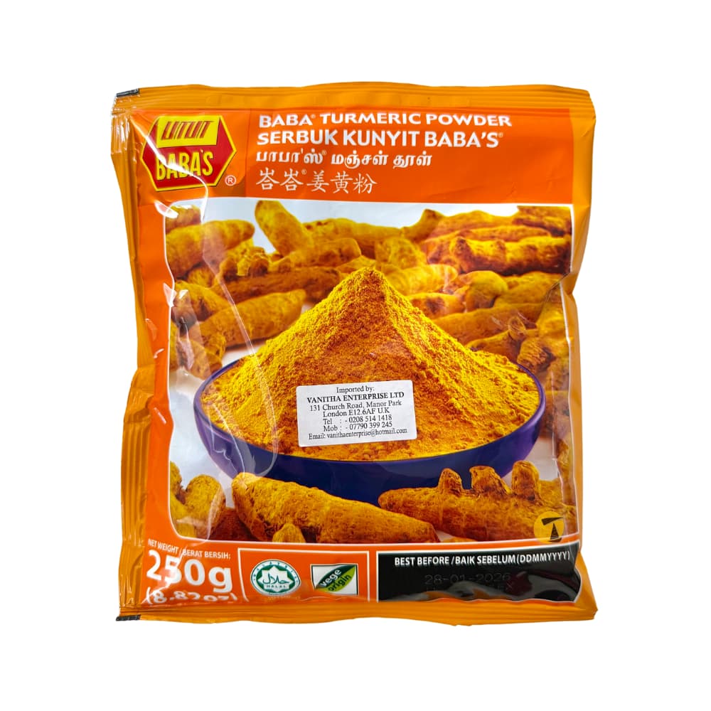 Baba's Turmeric Powder - 40x250g