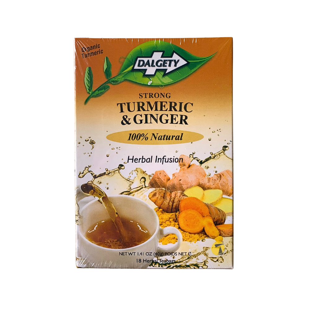 Dalgety Strong Turmeric & Ginger Herbal Tea - 6x40g