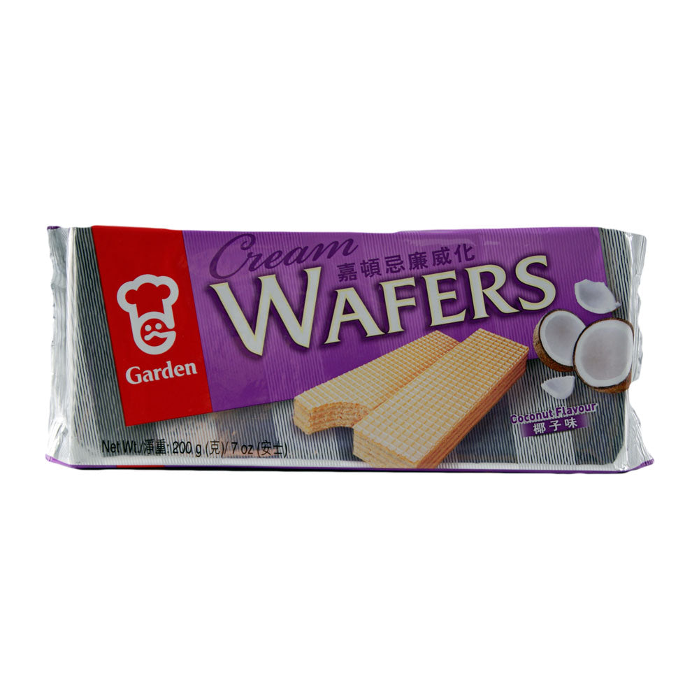 Garden Cream Wafers Coconut Flavour - 12x200g