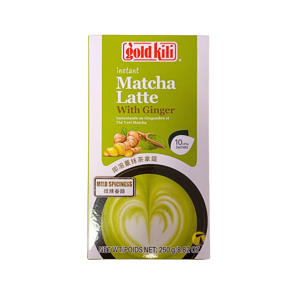 Gold Kili Instant Matcha Ginger Latte - 24x(10x25g Sachets)
