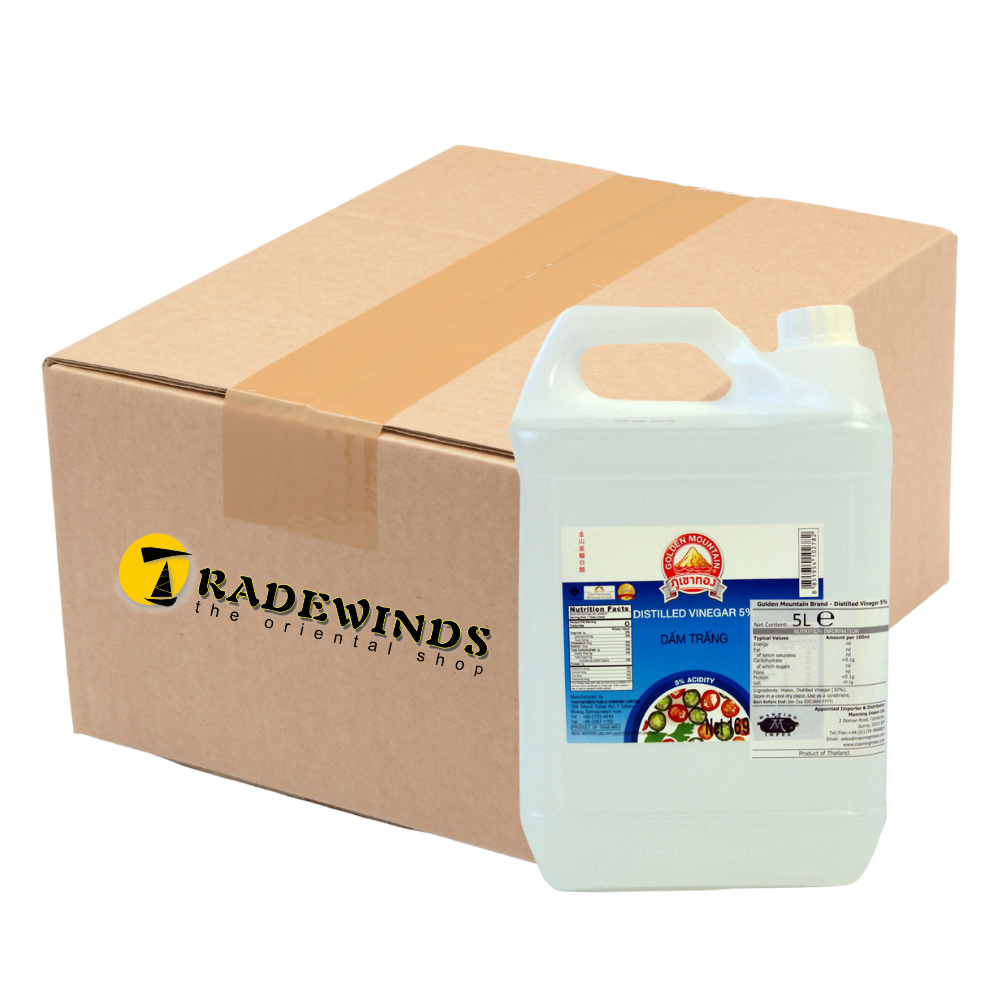 Golden Mountain Distilled Vinegar - 4 x 5L