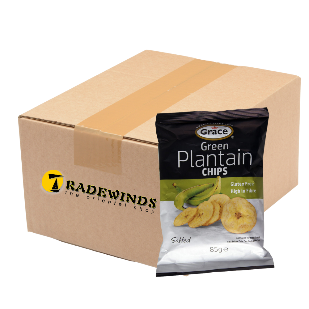 Grace Green Salted Plantain Chips - 9 x 85g