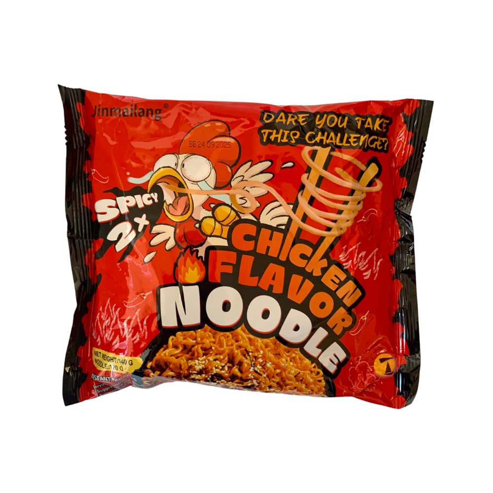 Jinmailang 2x Spicy Chicken Flavour Noodle - 24x140g