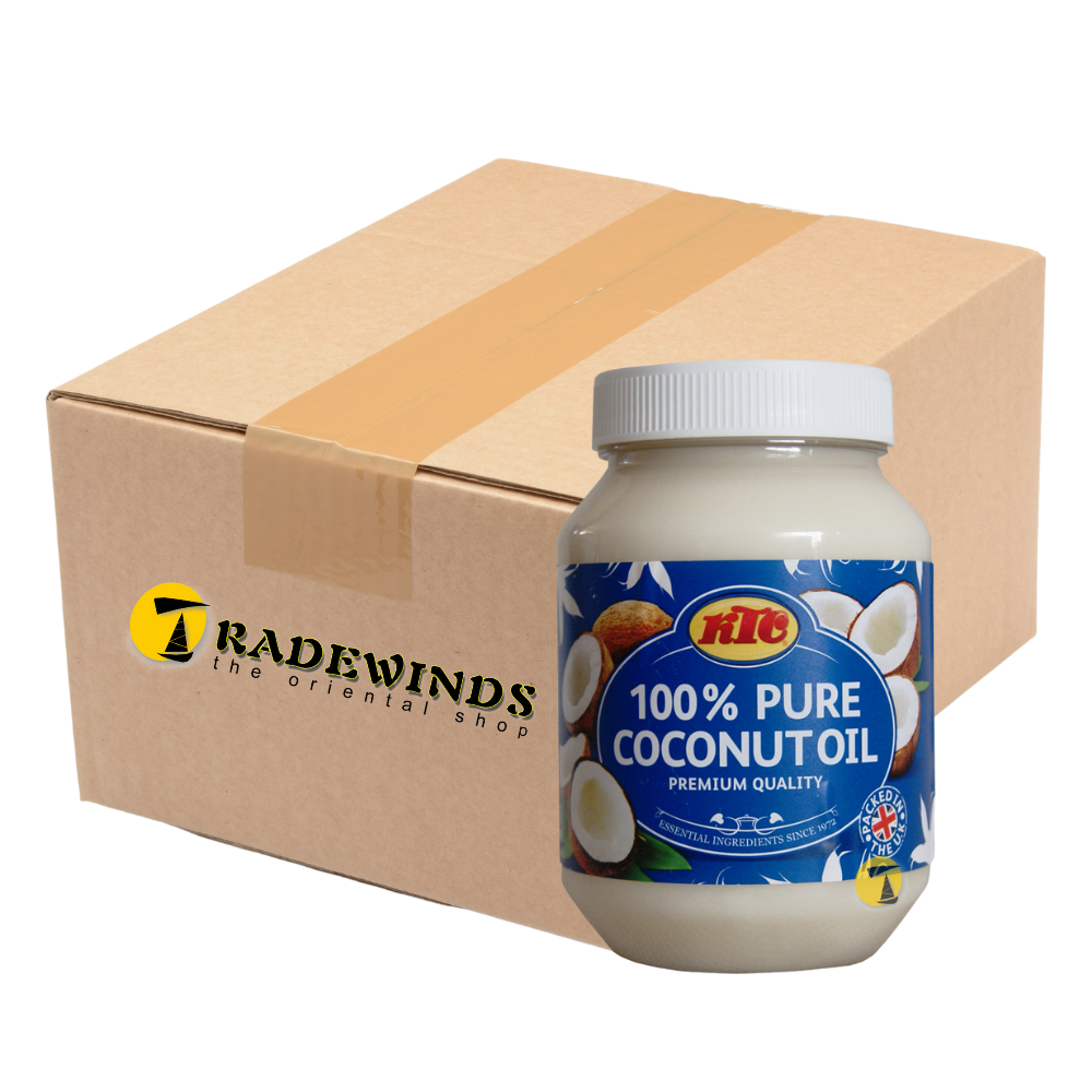 KTC 100% Pure Coconut Oil - 12 x 500ml