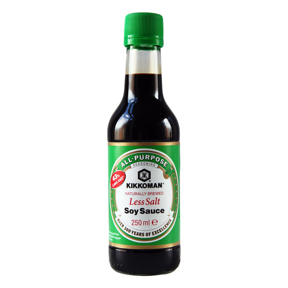 Kikkoman Less Salt Soy Sauce - 6x250ml