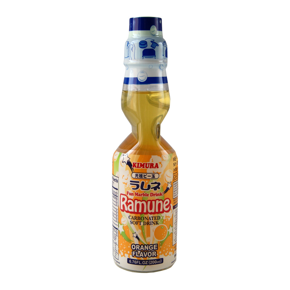 Kimura Ramune Orange Flavour - 18x200ml