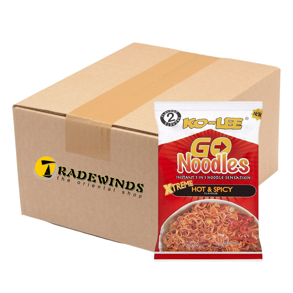 Ko-Lee Go Instant Noodles - Xtreme Hot & Spicy Flavour - 24 Packets