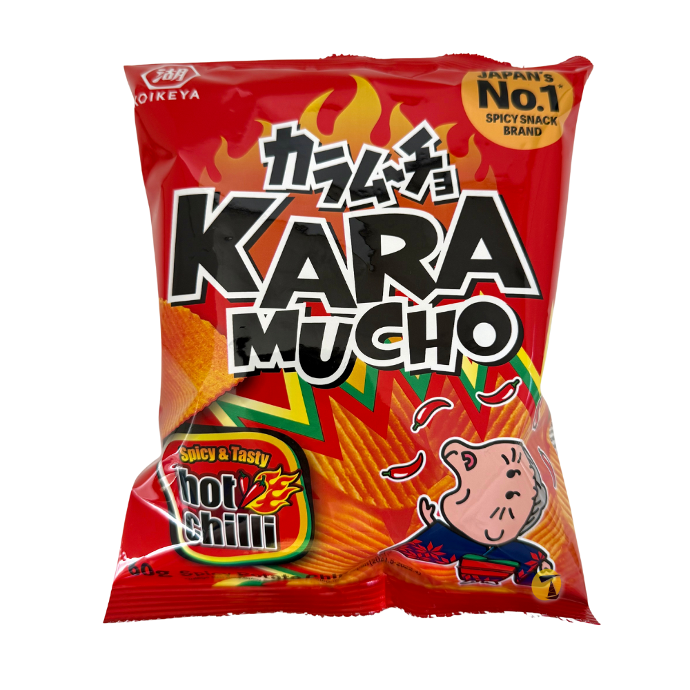 Koikeya KaraMucho Potato Snack Ridge Cut - 12x60g