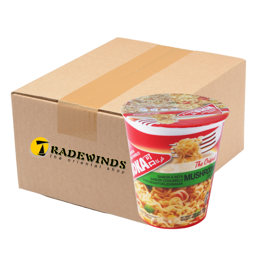 Koka Cup Noodles - Mushroom Flavour - 12 Cups