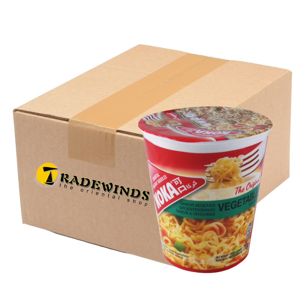 Koka Cup Noodles - Vegetable Flavour - 12 Cups