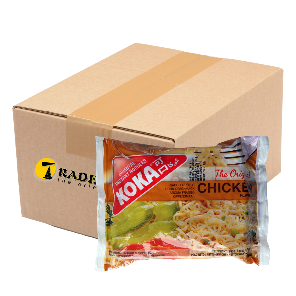 Koka Oriental Style Instant Noodles - Chicken Flavour - 30 Packets