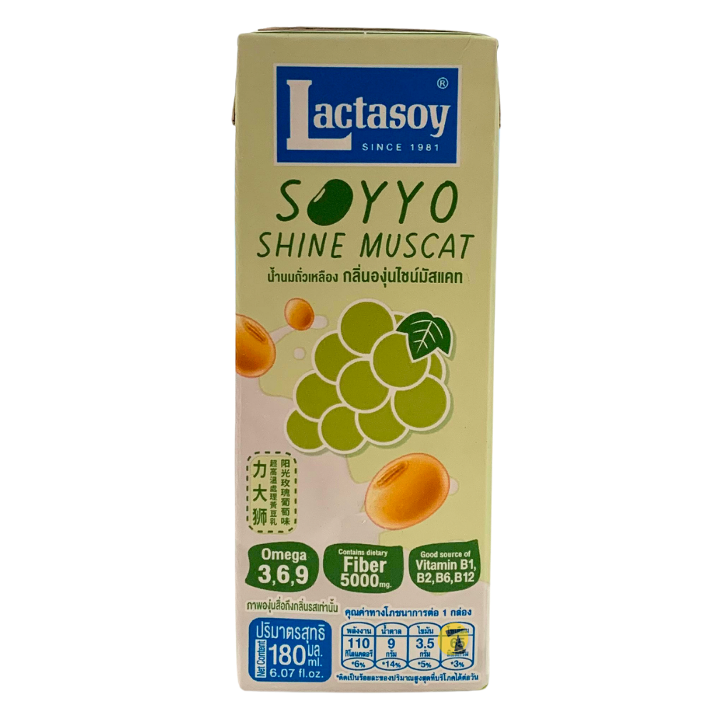 Lactasoy Soyyo Shine Muscat Drink - 36x180ml