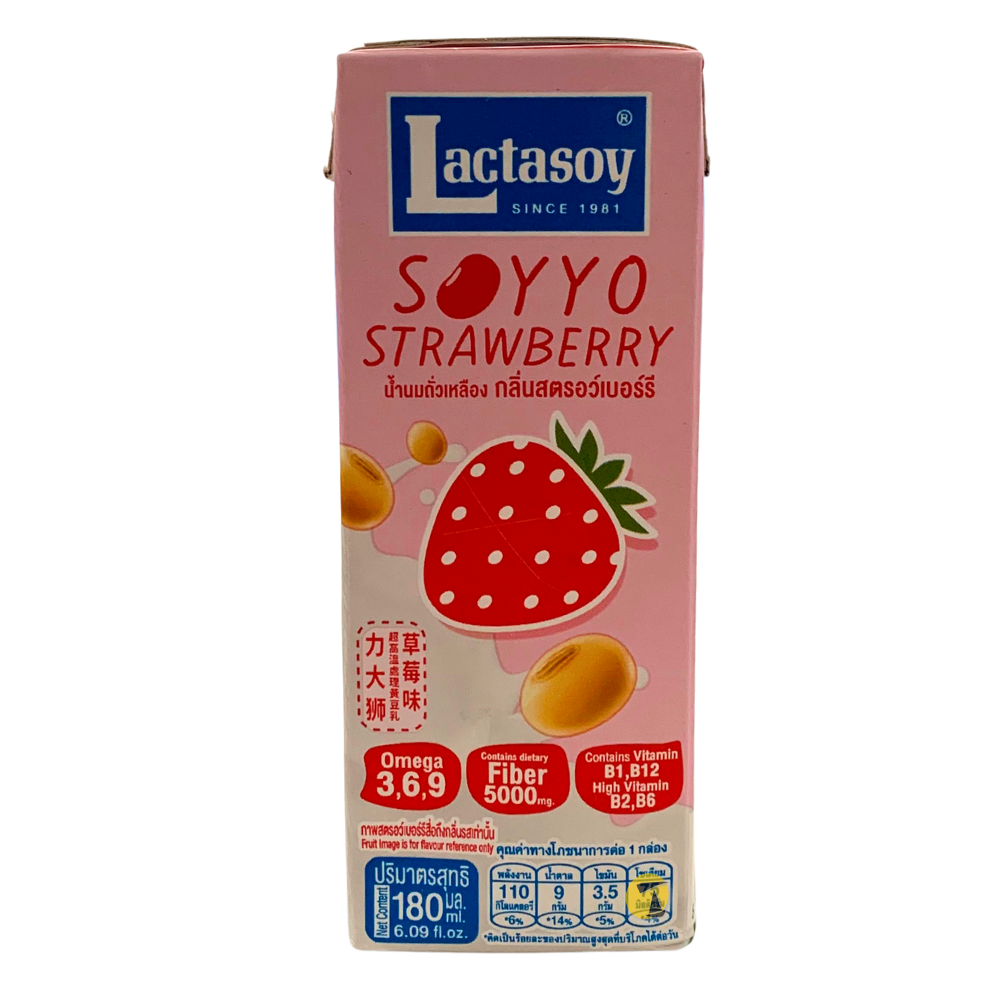 Lactasoy Soyyo Strawberry Drink - 36x180ml