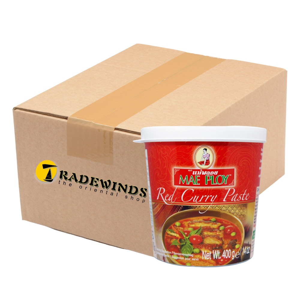 Mae Ploy Red Curry Paste - 24 x 400g