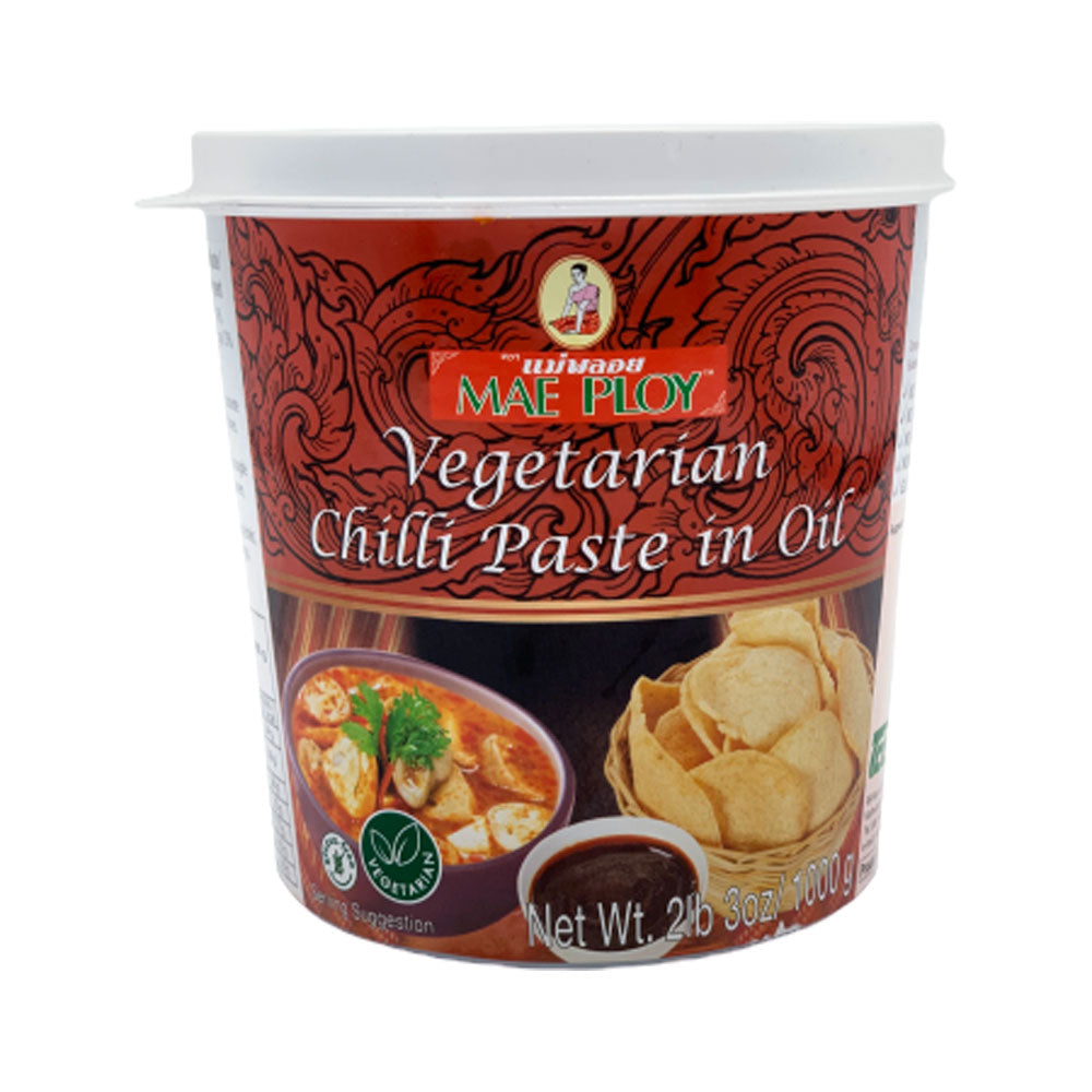 Mae Ploy Vegetarian Chilli Paste in Oil - 12x1kg