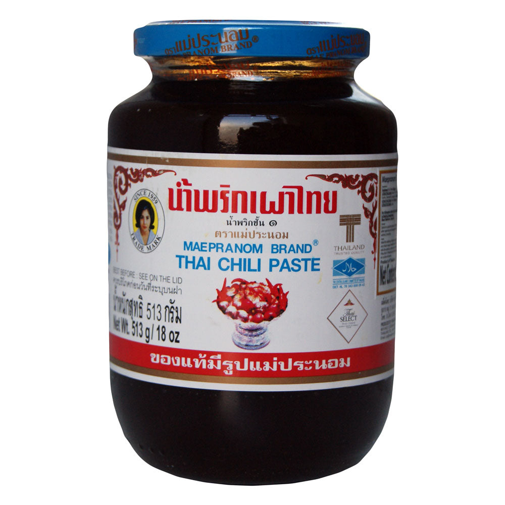 Maepranom Thai Chilli Paste with Shrimps - 12x513g