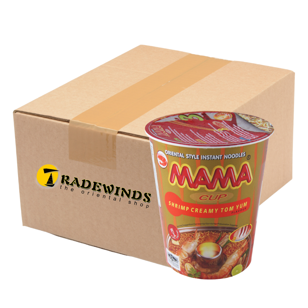Mama Cup Noodles Shrimp Creamy Tom Yum Flavour - 12 x 70g