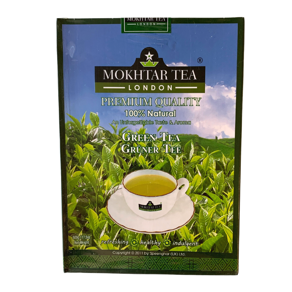 Mokhtar Tea 100% Natural Loose Green Tea - 24x500g