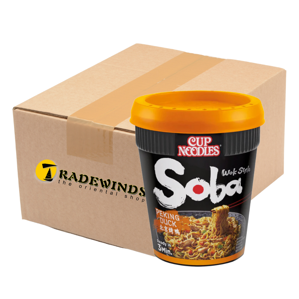Nissin Soba Peking Duck Pot Noodle - 8 x 87g