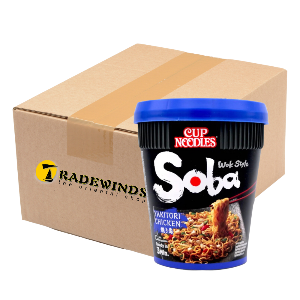 Nissin Soba Yakitori Chicken Pot Noodle - 8 Pots