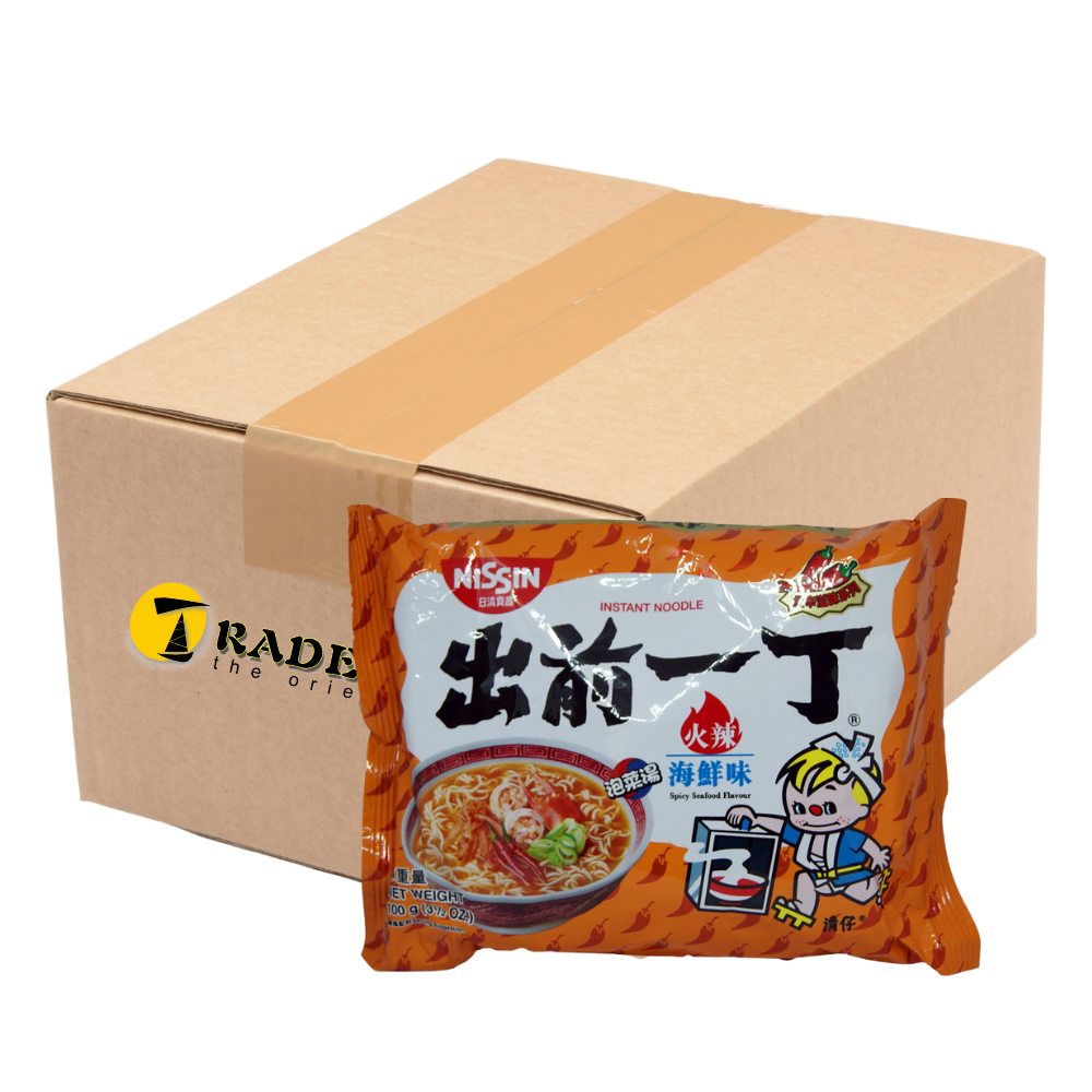 Nissin Spicy Seafood Instant Noodles - 30 Packets