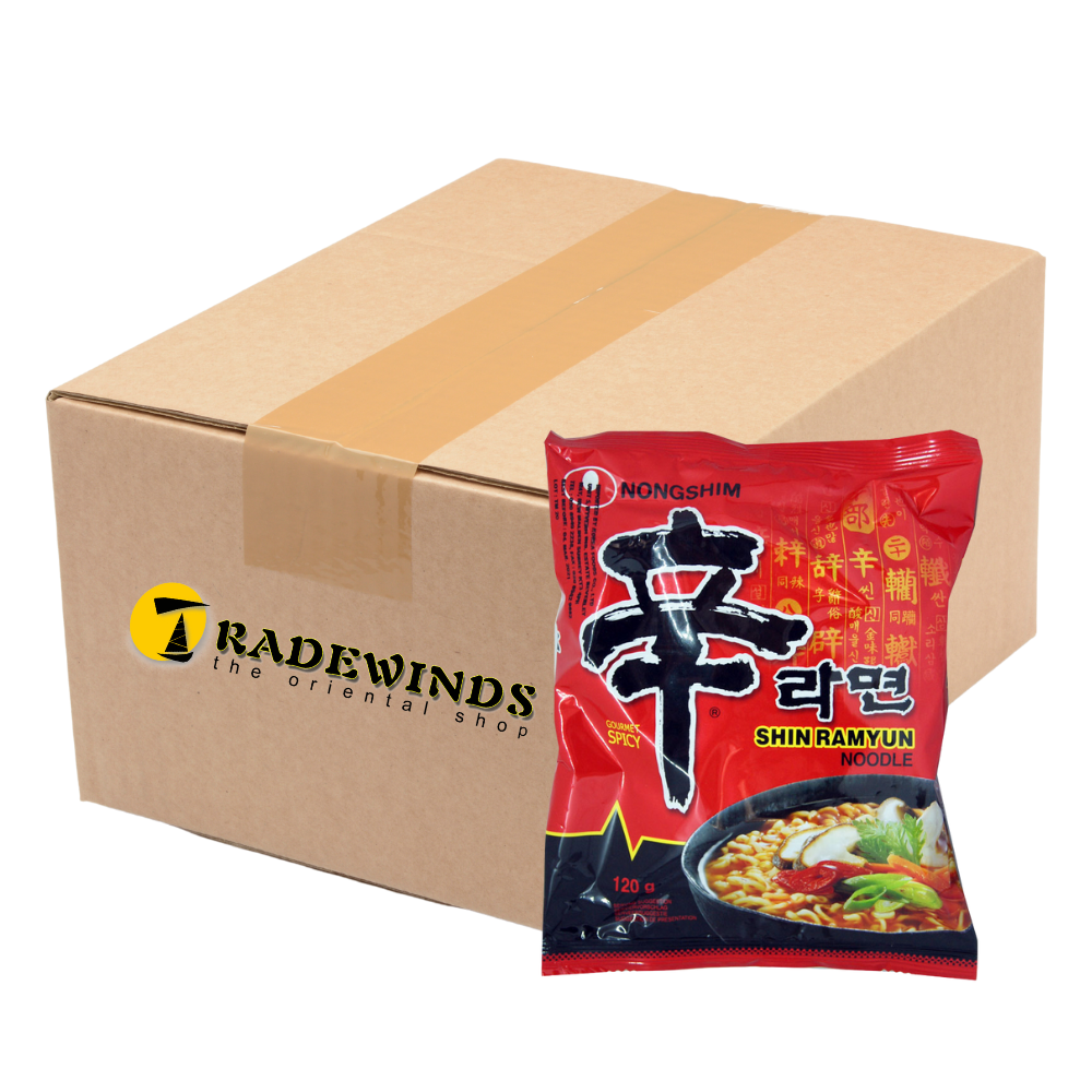 Nong Shim Shin Ramyun Spicy Noodle Soup - 8x(5x120g)