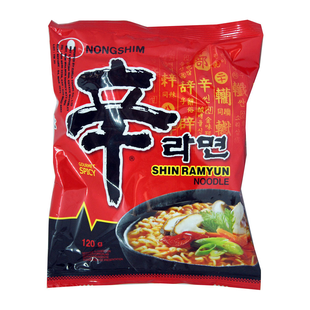 Nong Shim Shin Ramyun Spicy Noodle Soup - 8x(5x120g)