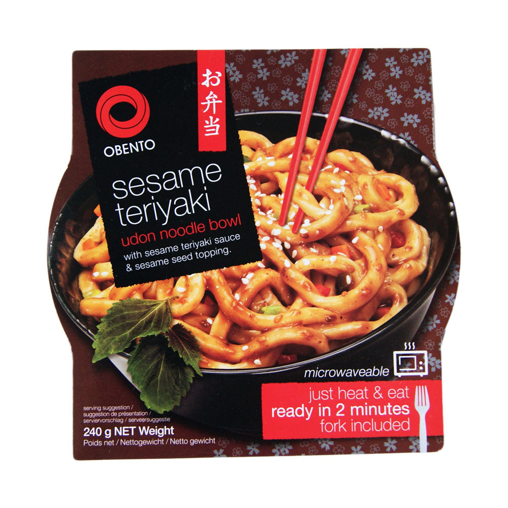 Obento Sesame Teriyaki Udon Pot Noodle - 24x240g