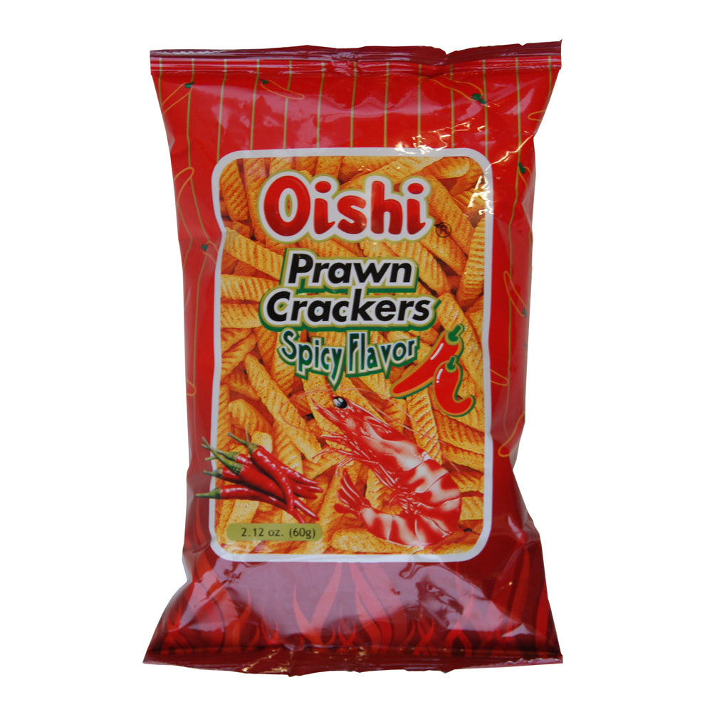 Oishi Prawn Crackers Spicy Flavour - 50x60g