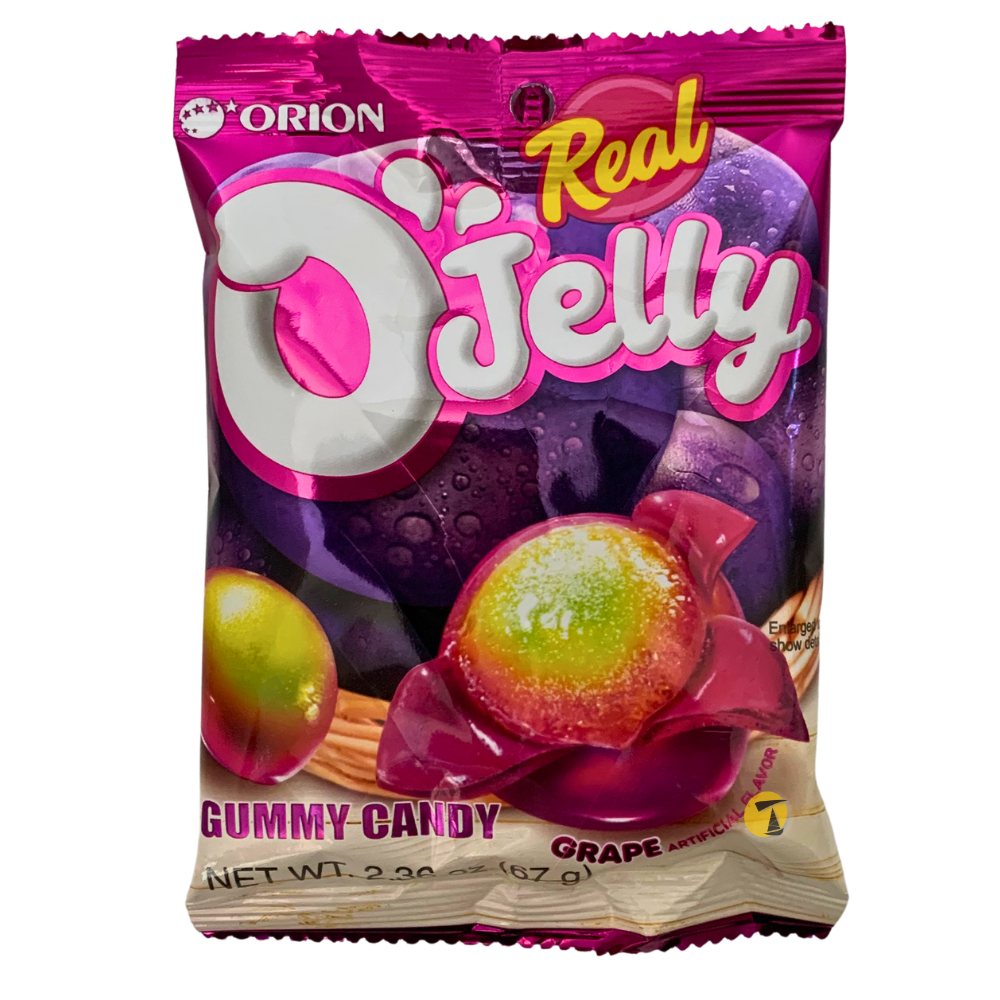 Orion O'Jelly Gummy Sweets - Grape - 4x(10x67g)