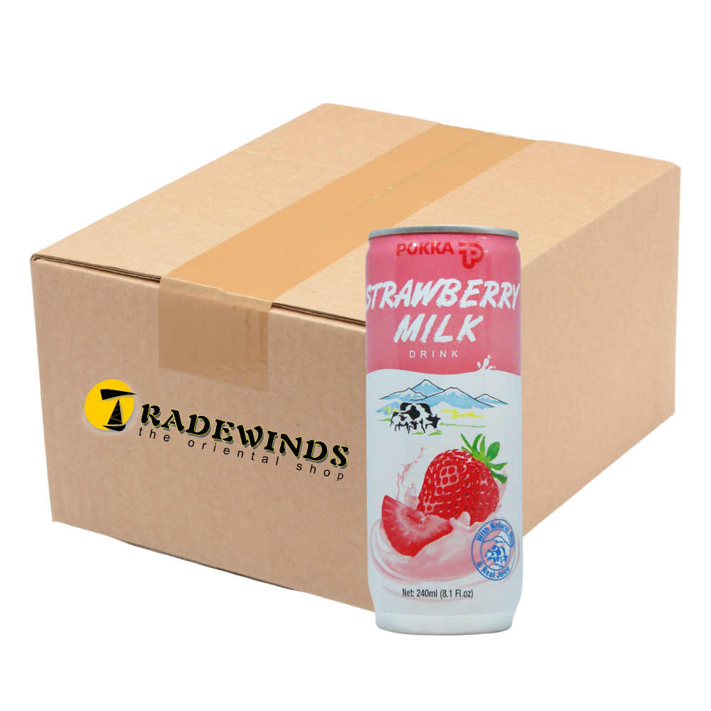 Pokka Strawberry Milk Drink - 30 x 240ml