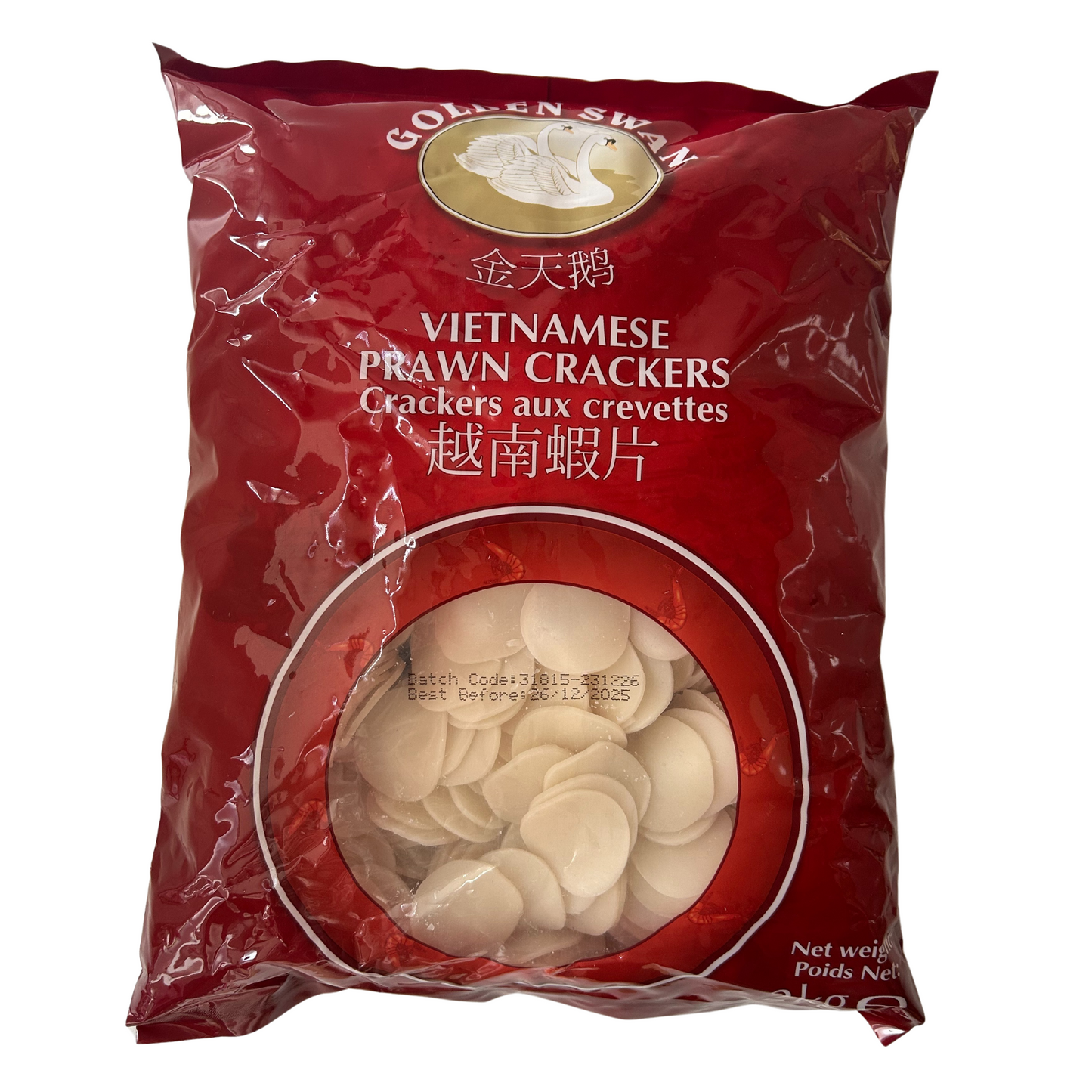 Golden Swan Vietnamese Prawn Crackers - 6x2kg