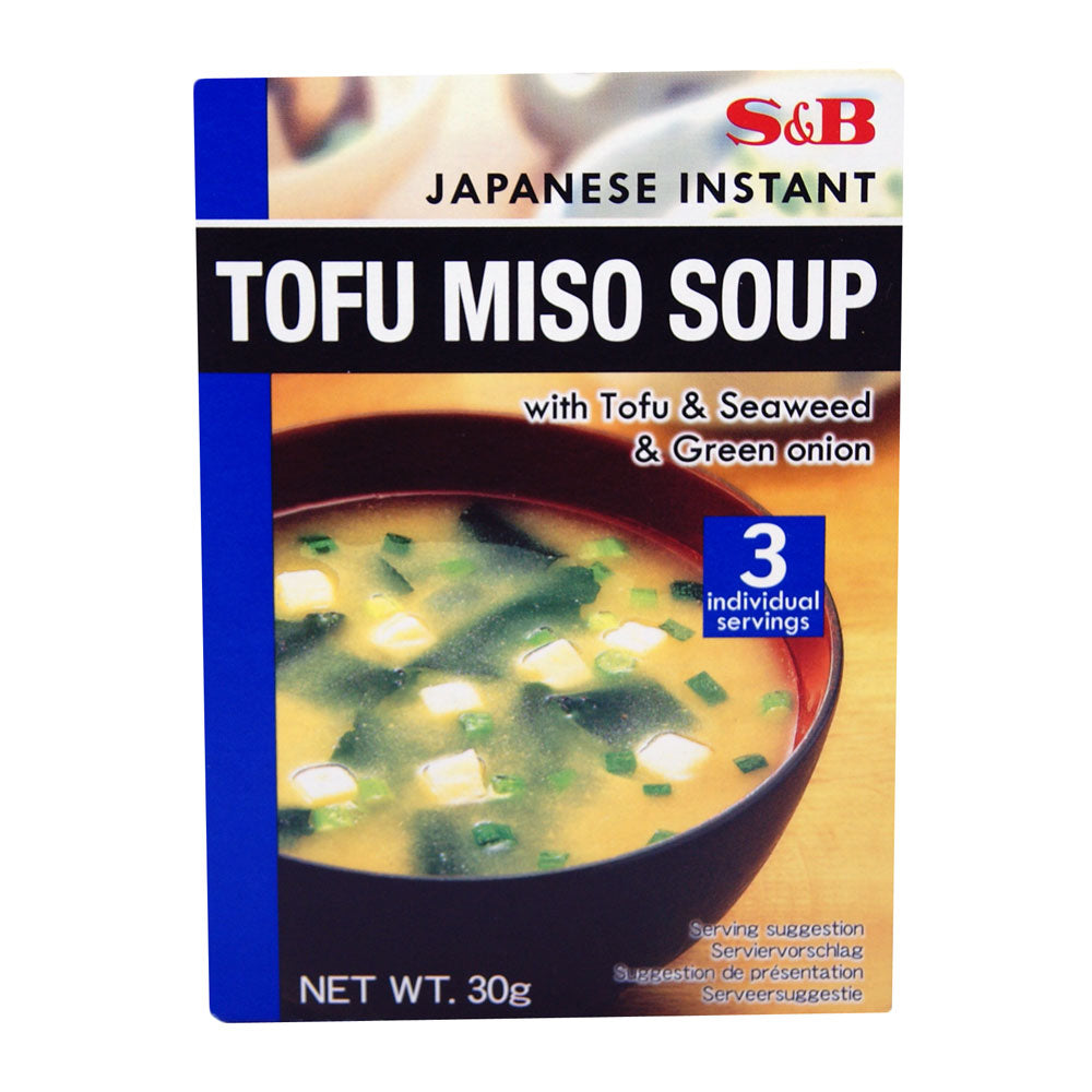 S&B Instant Tofu Miso Soup - 24x(3 x 10g)
