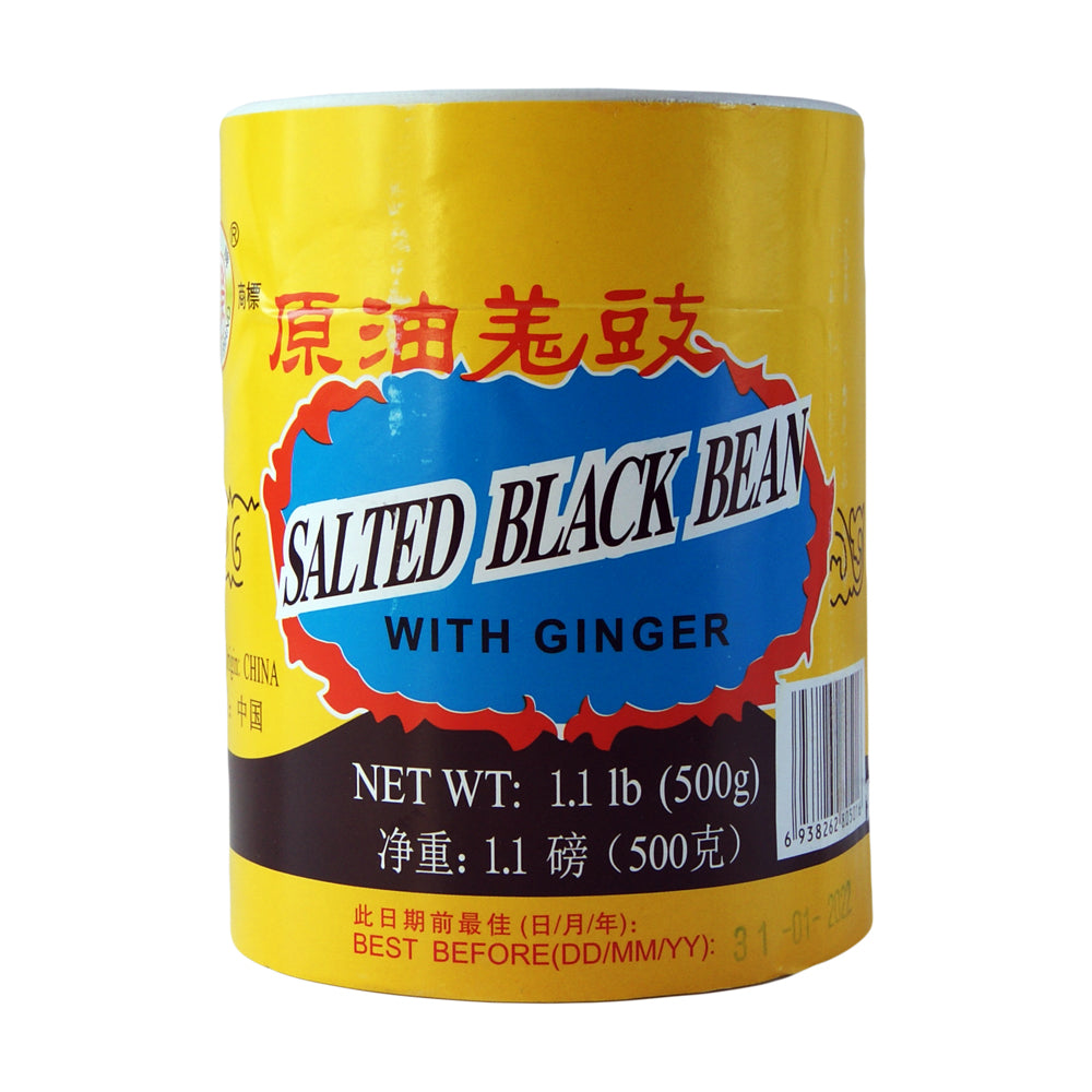 Preserved Black Beans with Ginger - 40x500g