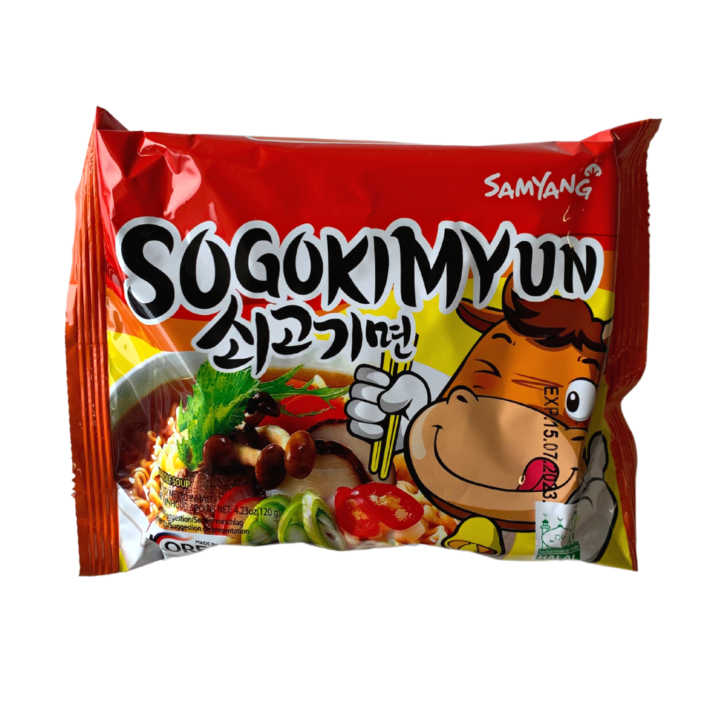 Samyang Sogokimyun Beef Flavour Ramen - 20x120g