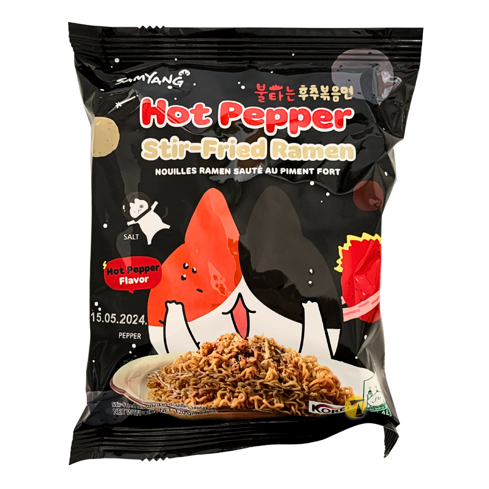 Samyang Hot Pepper Stir Fried Ramen - 8x(5x120g)