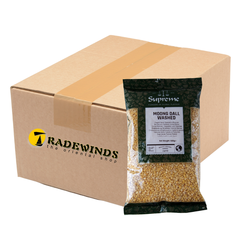 Supreme Moong Dall Washed - Split Mung Bean - 20x500g