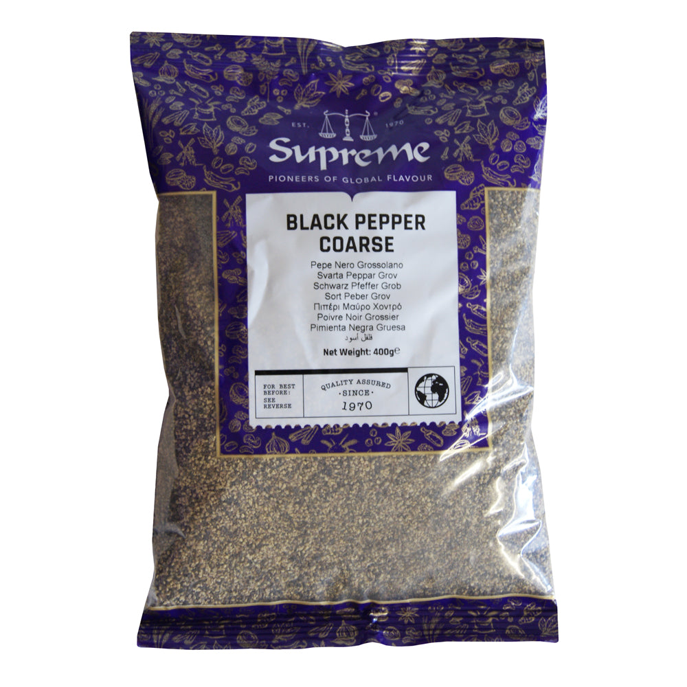Supreme Black Pepper Coarse - 10x400g