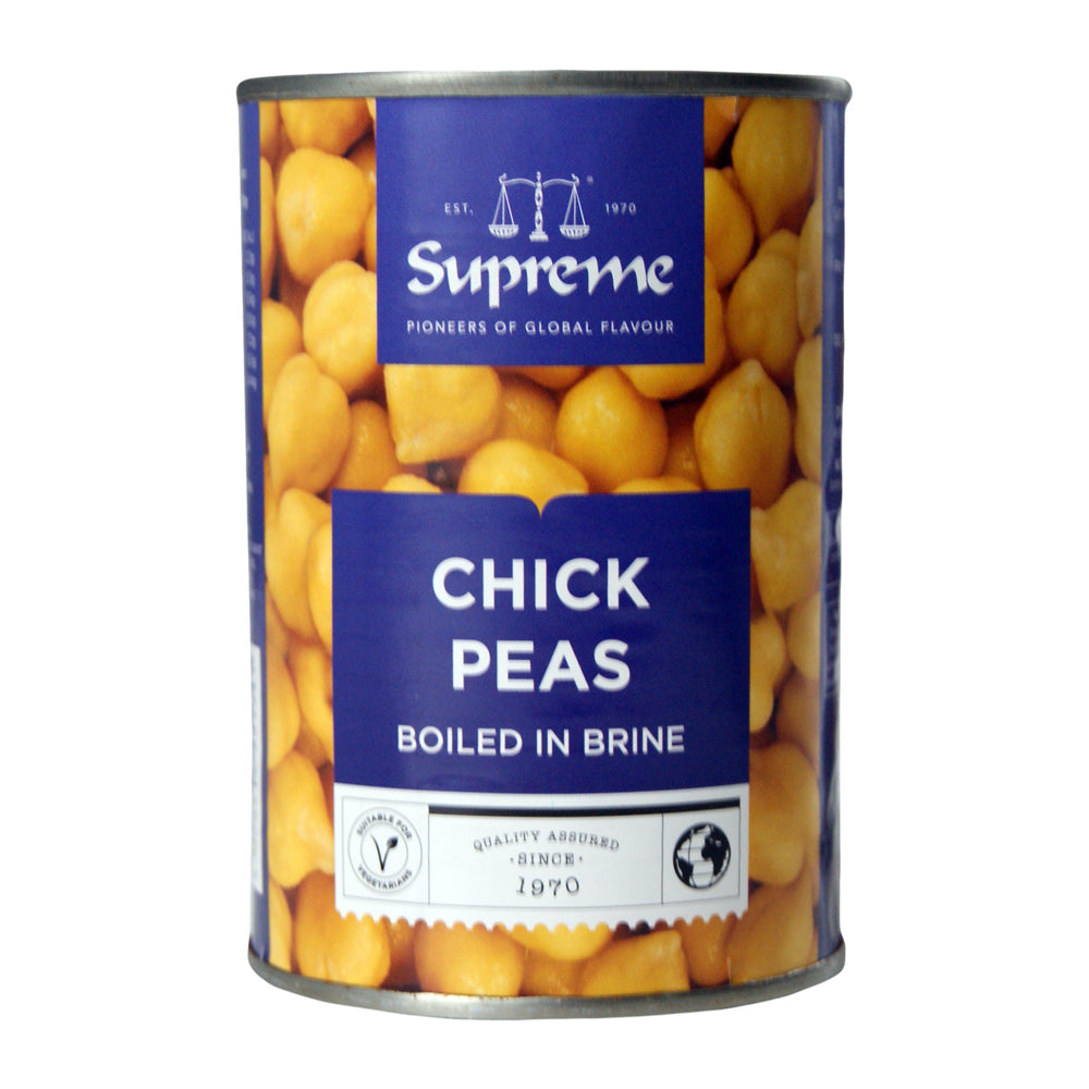 Supreme Boiled Chick Peas - 12x400g