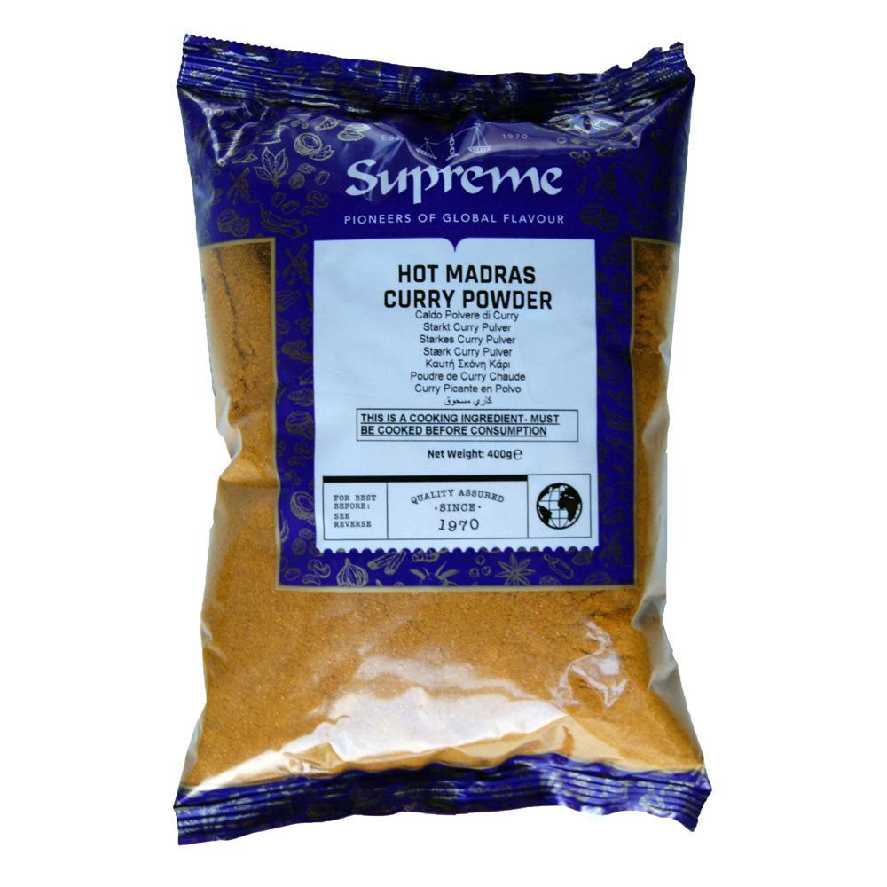 Supreme Hot Madras Curry Powder - 10x400g