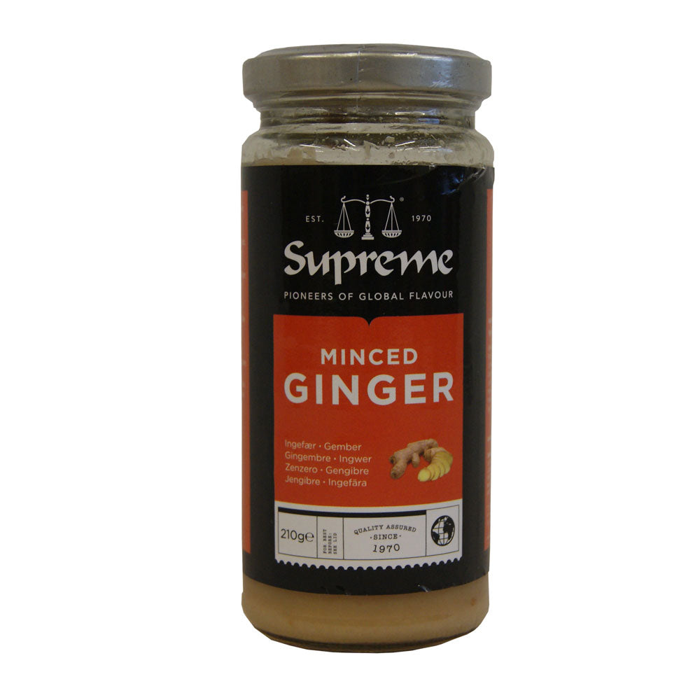 Supreme Minced Ginger - 12x210g