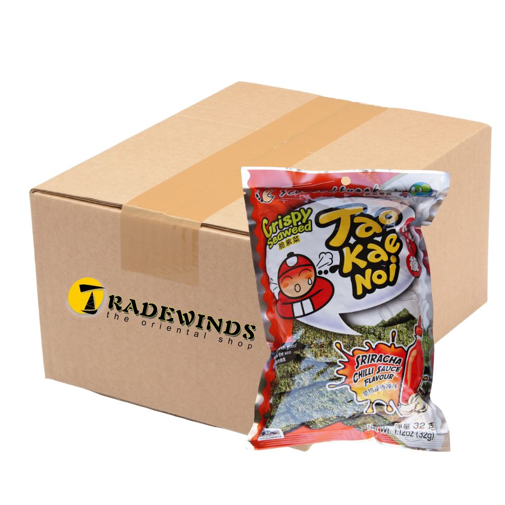 Taokaenoi Crispy Seaweed Sriracha Chilli Sauce Flavour - 24x32g