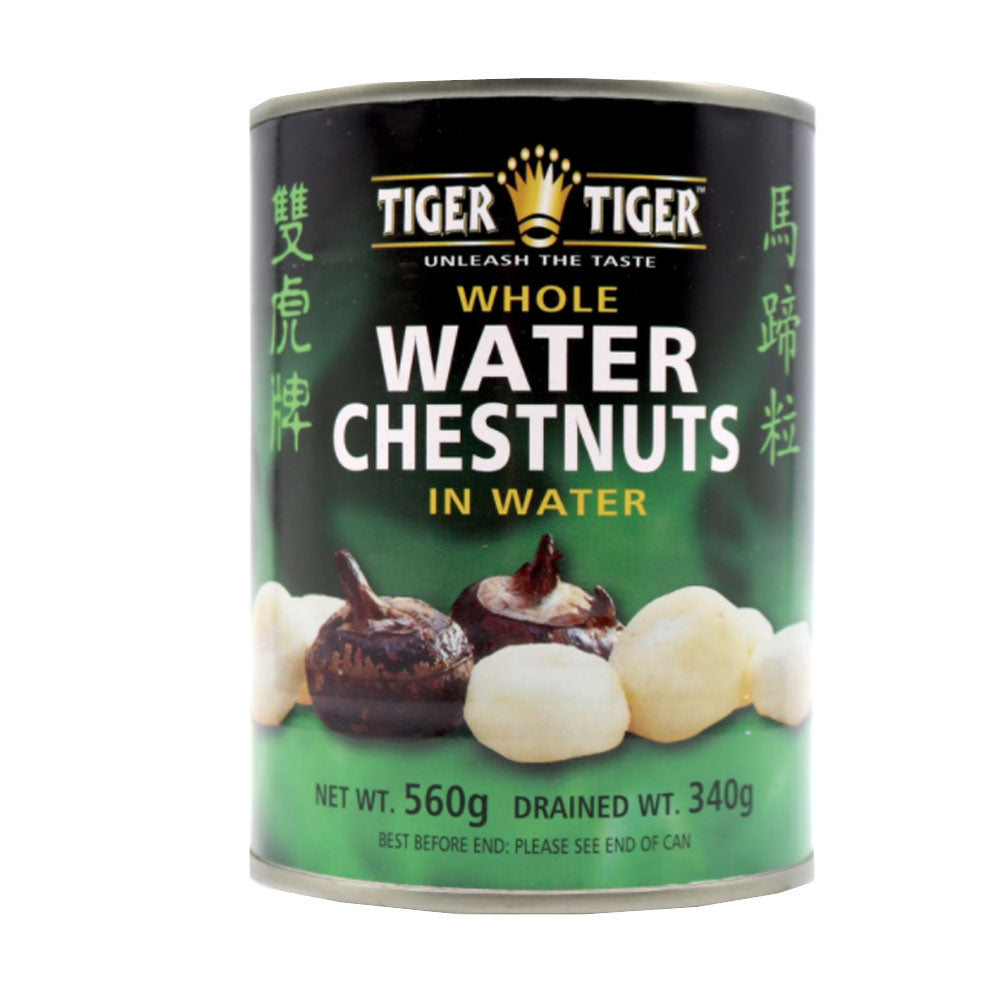 Tiger Tiger Whole Water Chestnuts in Water - 24x567g
