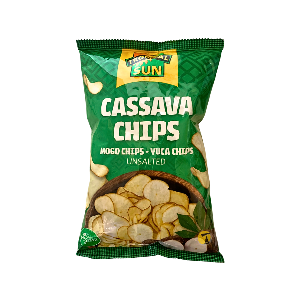 Tropical Sun Cassava Chips - Unsalted - 12x80g