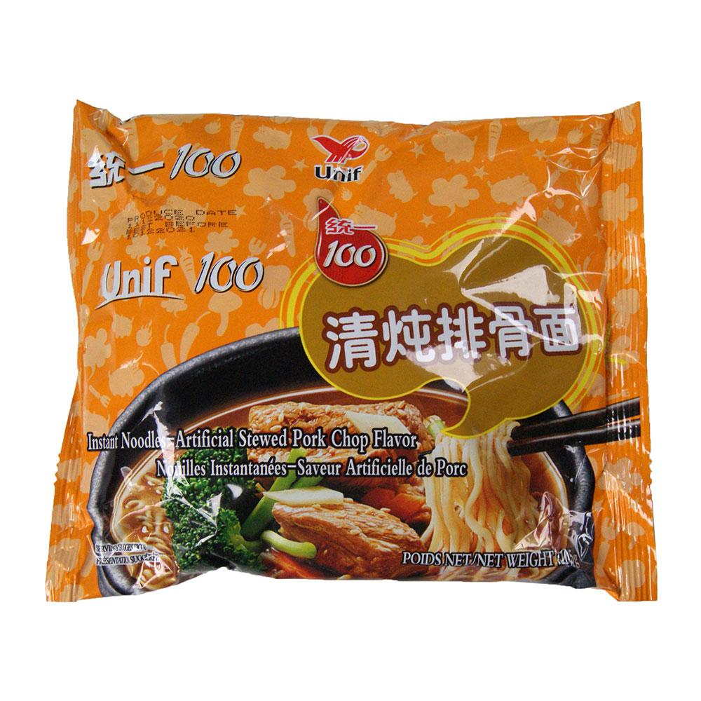 Unif Stewed Pork Chop Flavour Noodles - 24x105g