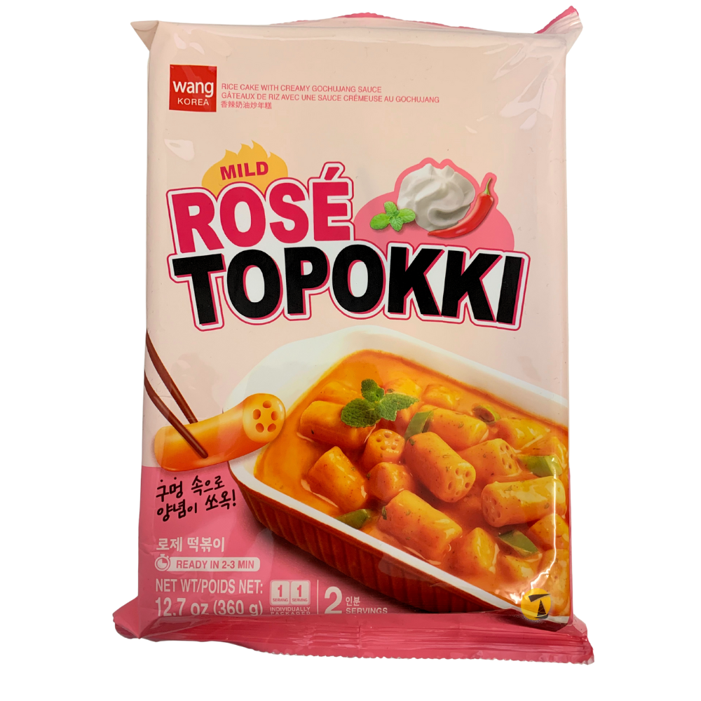 Wang Rose Topokki Rice Cake with Gochujang Sauce - 10x360g