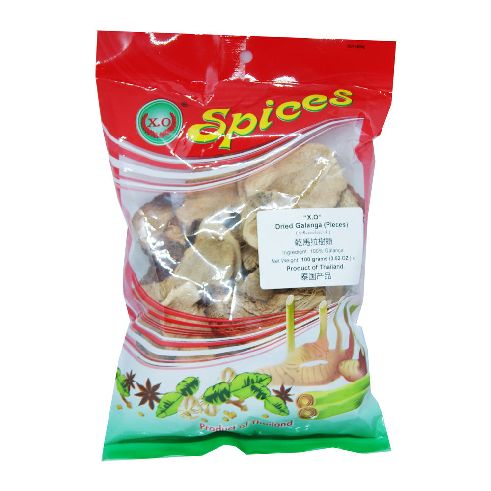 X.O Dried Galangal Pieces - 10x100g