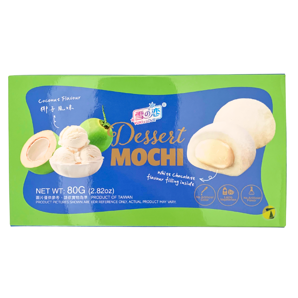 Yuki & Love Coconut Dessert Mochi - 24x80g